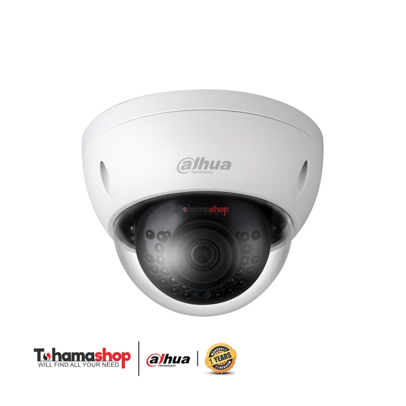 كاميرا شبكية داهوا داخلية دقة 2 ميجا بكسل بغلاف زجاجى