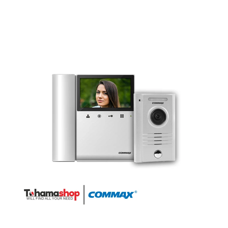 نظام انتركم فيديو كوماكس بشاشة 4.3 بوصة لشقة واحدة