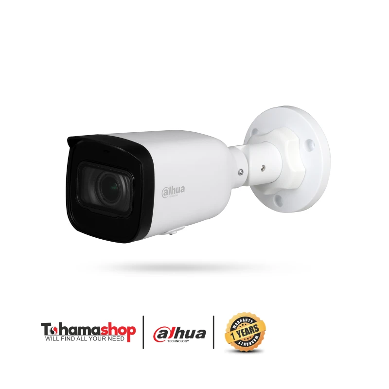 كاميرا شبكية داهوا خارجية دقة 2 ميجا بكسل بعدسة متغيرة بتدعم كارت ميموري WDR