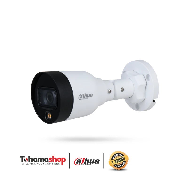 كاميرا شبكية داهوا خارجية دقة 4 ميجا بكسل بصوت وصورة رؤية ليلية بالألوان