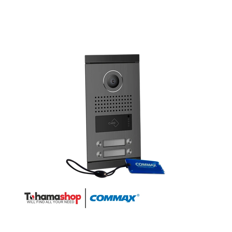 لوحة انتركم مرئى كوماكس لـ 4 شقة تدعم فتح الباب بالكارت